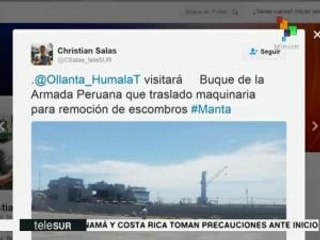 Ecuador: llegan a Manta dos aviones de Bolivia con ayuda humanitaria