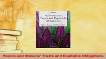 Read  Pearce and Stevens Trusts and Equitable Obligations Ebook Free