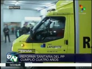 España:Reforma sanitaria excluye de atención médica a 800 mil personas