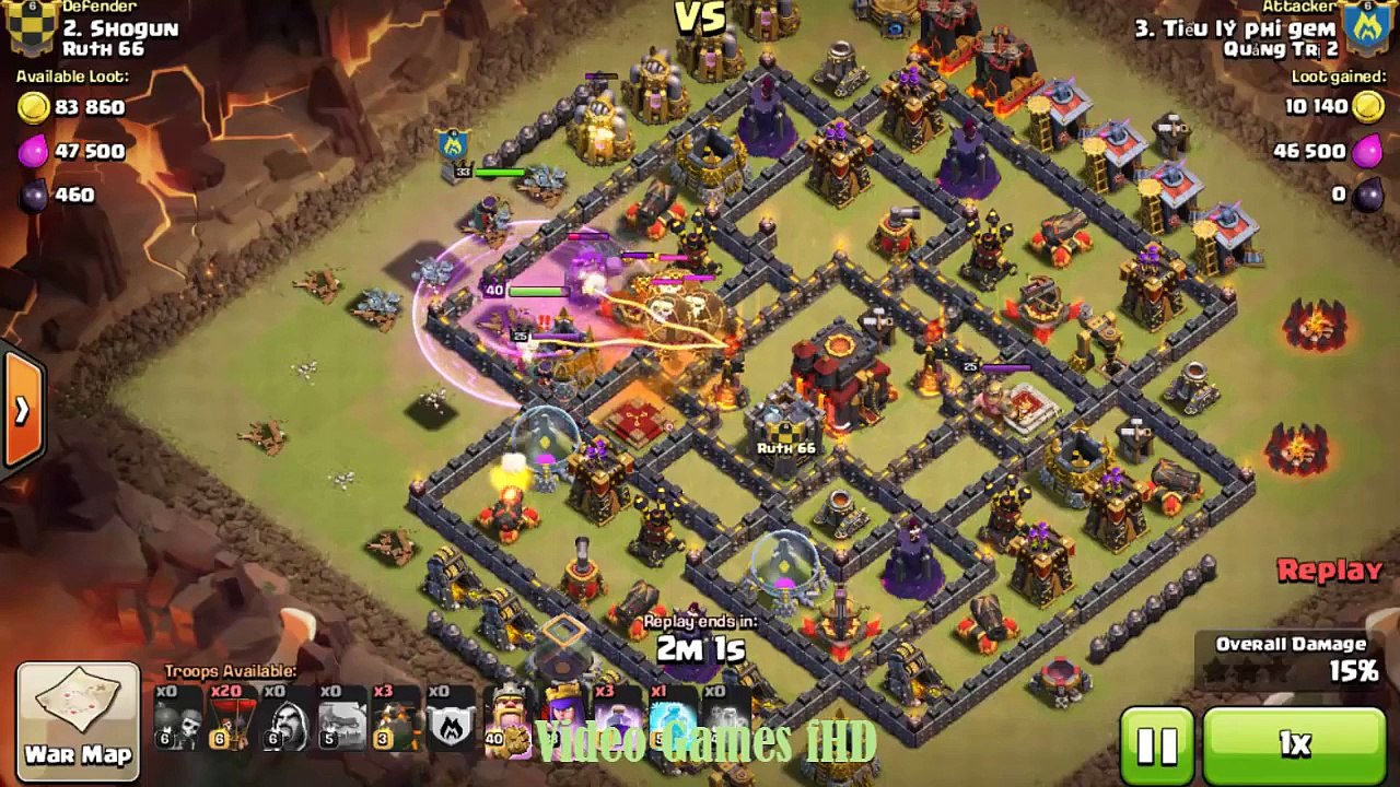 Clash Of Clans - Tổng hợp combo war HALL 10 nát tương 3 sao, không thể dễ hơn (Part 2)