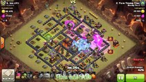 Clash Of Clans - War Clan attack 3 star Town Hall 10(LAVA - GOLEM)