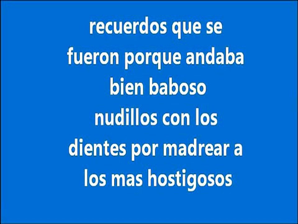 de niño gamberroz con letra