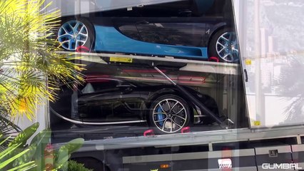 Livraison d'une Bugatti Chiron à Monaco