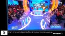 TPMP : Evelyne Thomas se lâche et embrasse Cyril Hanouna ! (Vidéo)