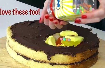 Un gateau KINDER géant