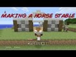 Minecraft PS4 Edition,The Hunt For Herobrine Episode5- making a horse stable
