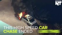Car Chase Ends Up In Flames