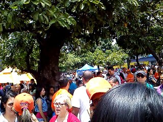 Así se encontraba la Plaza Brión de Chacaíto a favor del Revocatorio