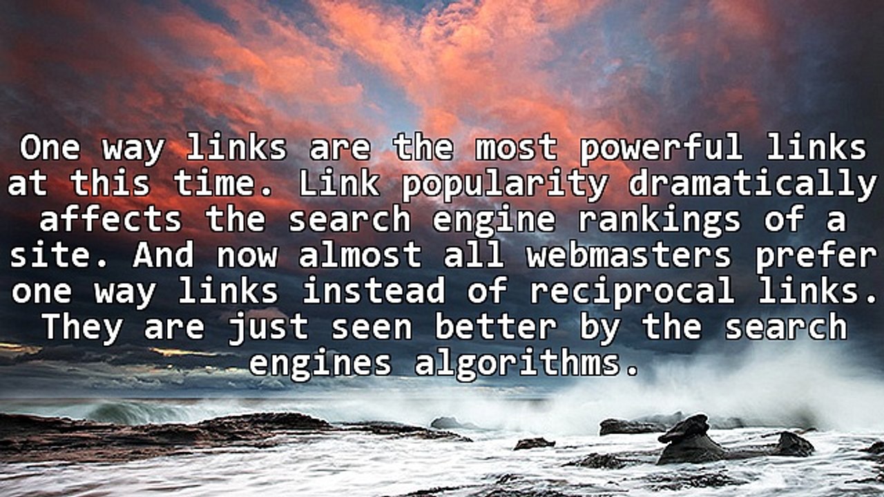 Website Marketing Strategies - Article Based One Way Links