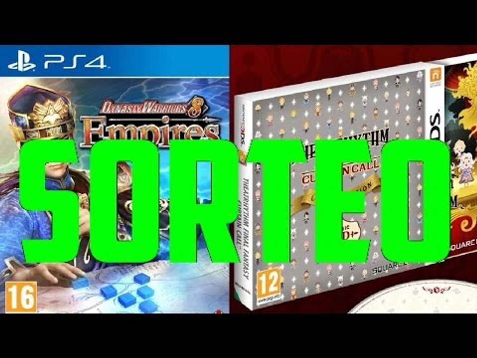 Concurso: Sorteamos Dynasty Warriors 8 PS4 y Theatrhythm FF 3DS