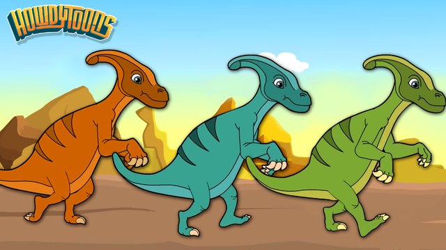 Parasaurolophus - Dinosaur songs from Dinostory by Howdytoons