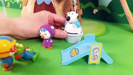 뽀로로와 한세월 걸리는 도미노 ★뽀로로 장난감 애니 캐릭온 TV