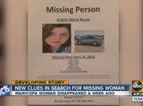 New clues in search for missing woman