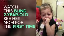 Blind Girl Sees Mom For First Time