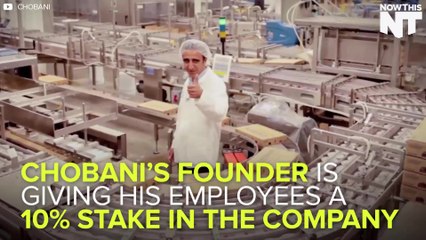 Chobani's Billionaire Founder Gives Employees 10% Stake In Company