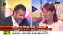 Ségolène Royal gênée quand on lui parle de la réunion Hé Oh la gauche