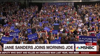 Jane Sanders Explains Why Bernie Sanders Still Isn't Doing Well with Black Voters