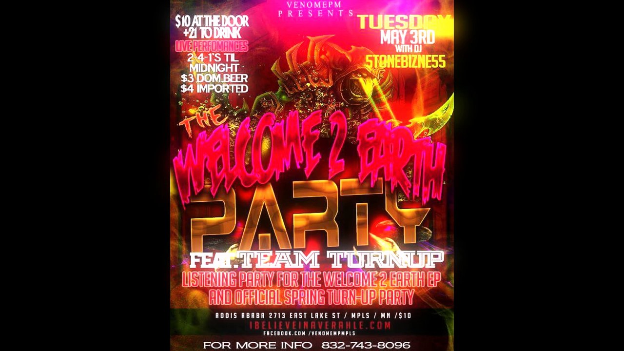 Welcome 2 Earth Party Commercial