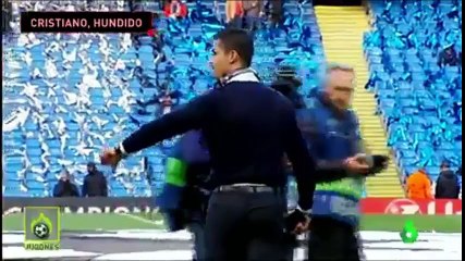Así vivió Cristiano Ronaldo el partido de Real Madrid ante Manchester City