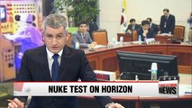 NIS chief says N. Korea set to conduct fifth nuclear test