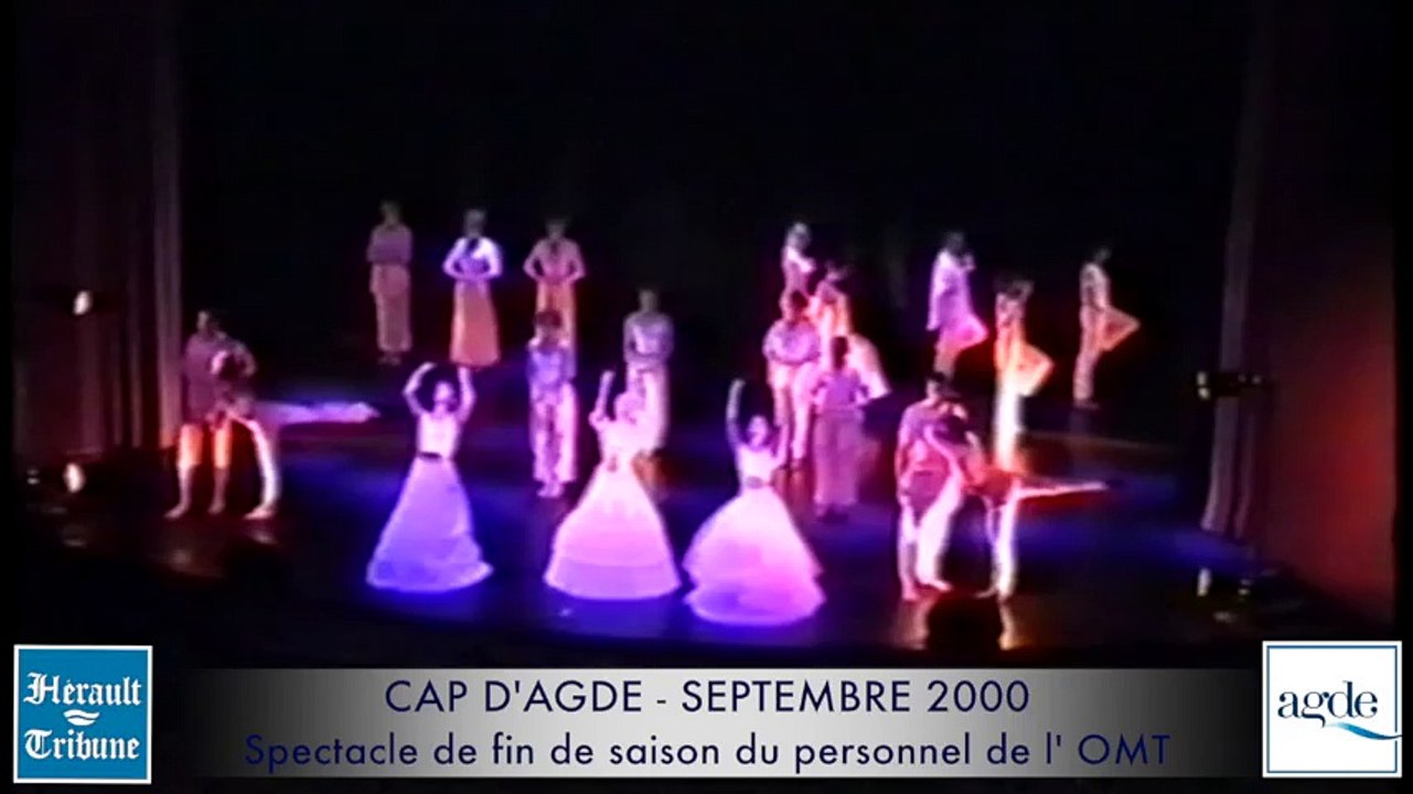 CAP D'AGDE - 2000 - SPECTACLE DE FIN DE SAISON OMT 2000