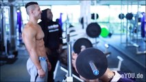IFBB Pro Bodybuilder Kai Greene Chest Workout w  Pro Mens Physique Jeff Seid & Alon Gabbay