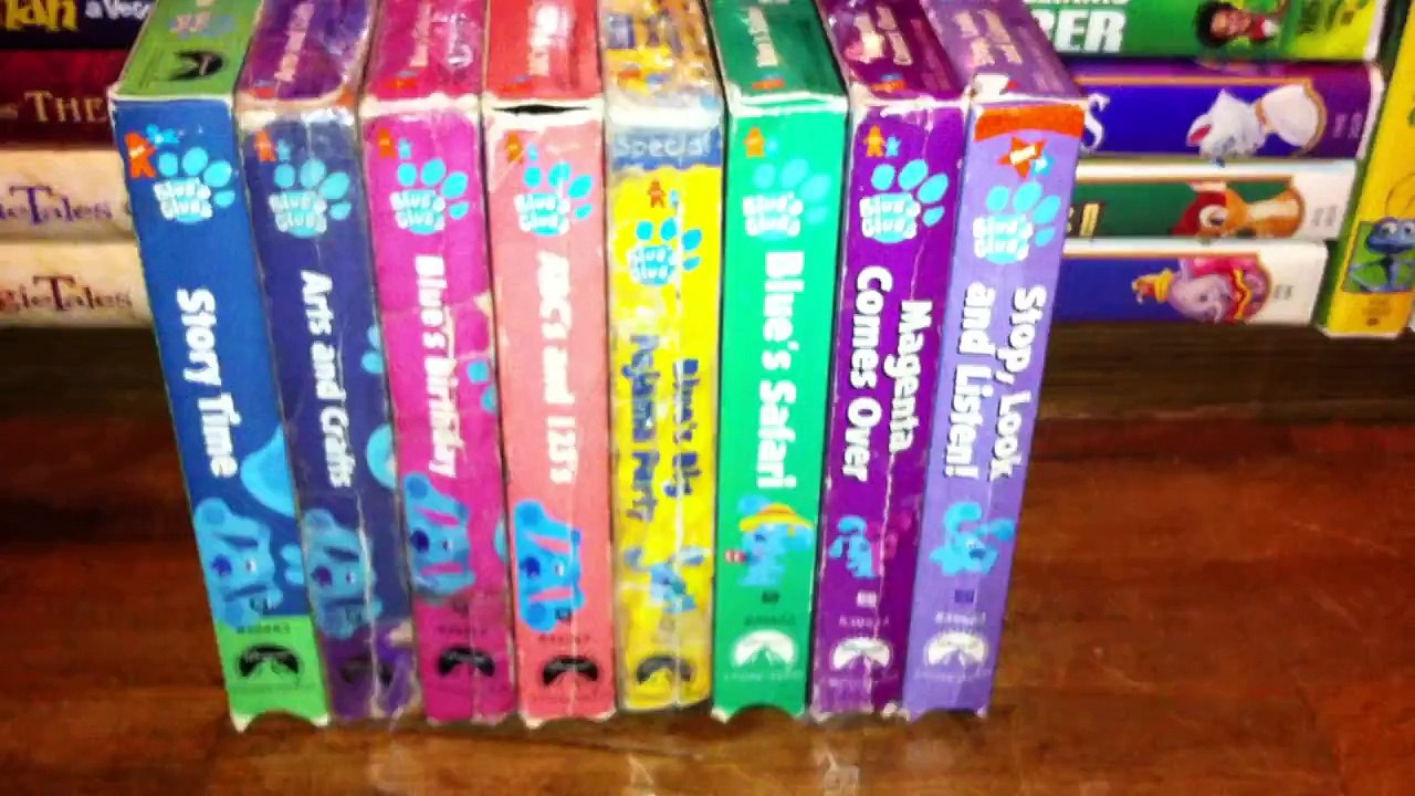 My Entire Blues Clues VHS Collection