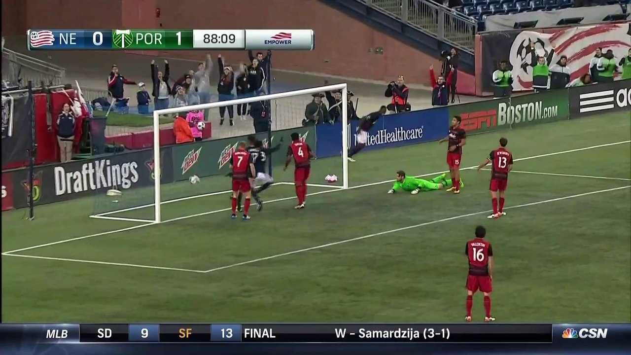 Taylor Own Goal HD -  New England Revolution 1 - 1 Portland Timbers - 27-04-2016 MLS