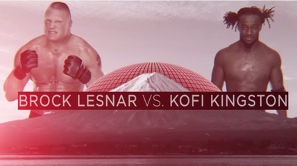 WWE 2K15 - Brock Lesnar Murders Kofi Kingston - Beast In The East 2015