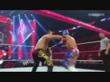 RAW Rey Mysterio and Sin Cara vs Primo and Epico