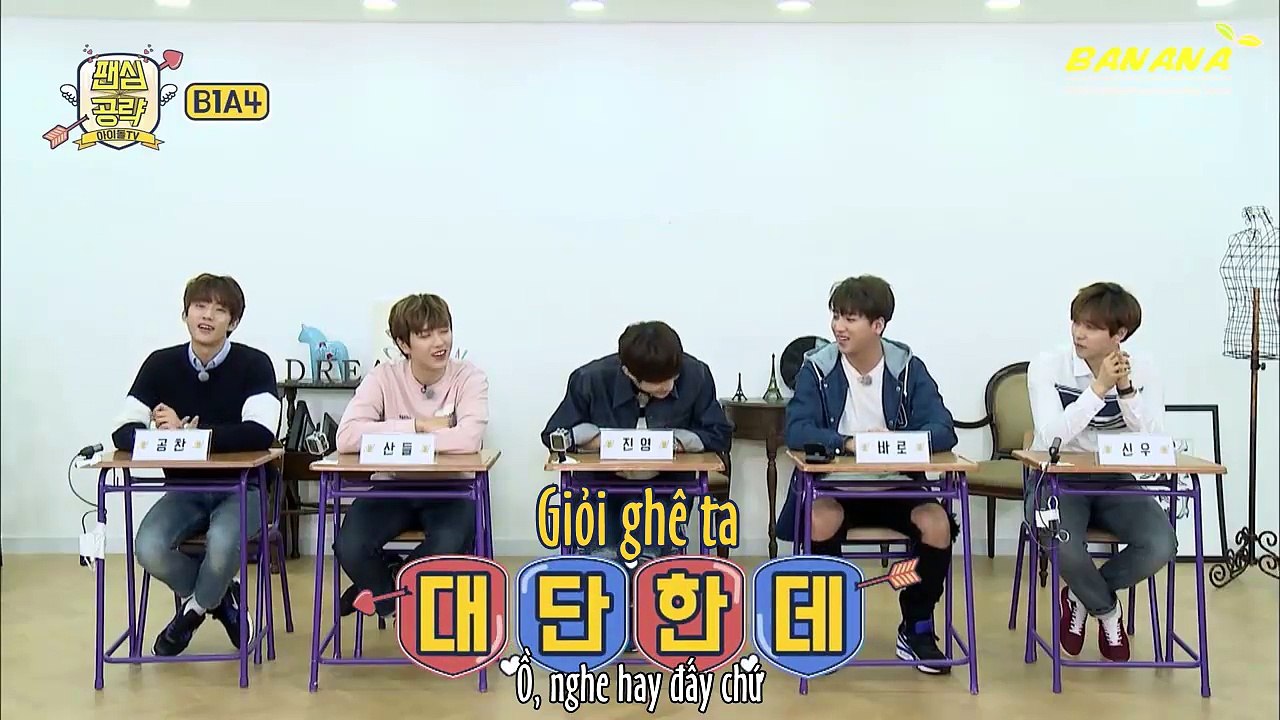 [BANANAST] [Vietsub] Fan's Heart Attack - Idol TV - B1A4