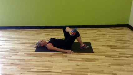 Ankle On The Knee - Fitness Training For Females - FxFitness.ca