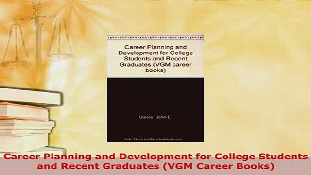 Download Career Planning and Development for College Students and Recent Graduates VGM Career PDF Online