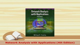 PDF  Network Analysis with Applications 4th Edition Download Full Ebook