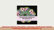 PDF  Seasons Spring Mandala coloring adult book Adult Coloring Mandala Volume 3 PDF Online