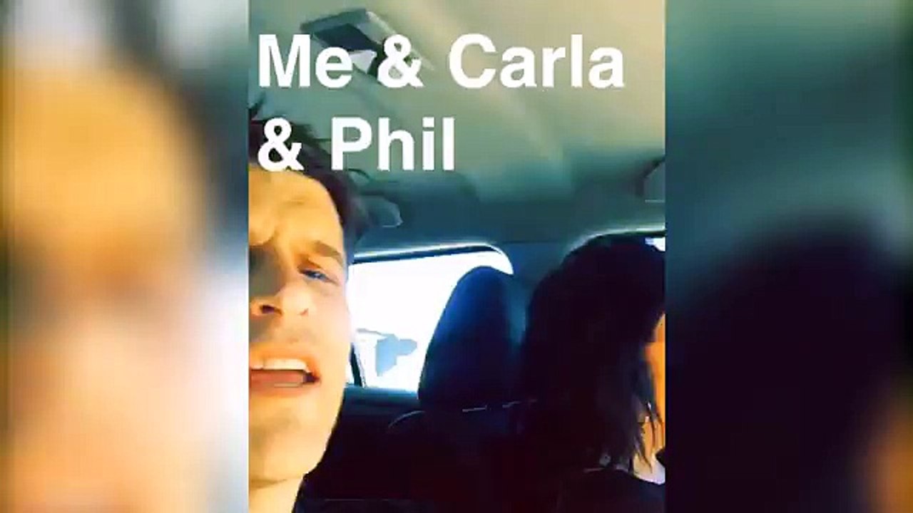 The Bachelor's Osher Gunsberg sings along in the car with a pal _ Daily Mail Online