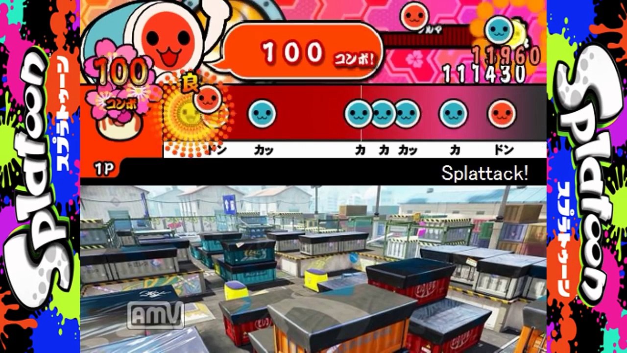 太鼓さん次郎　Splattack!(Splatoon(スプラトゥーン)) 創作譜面