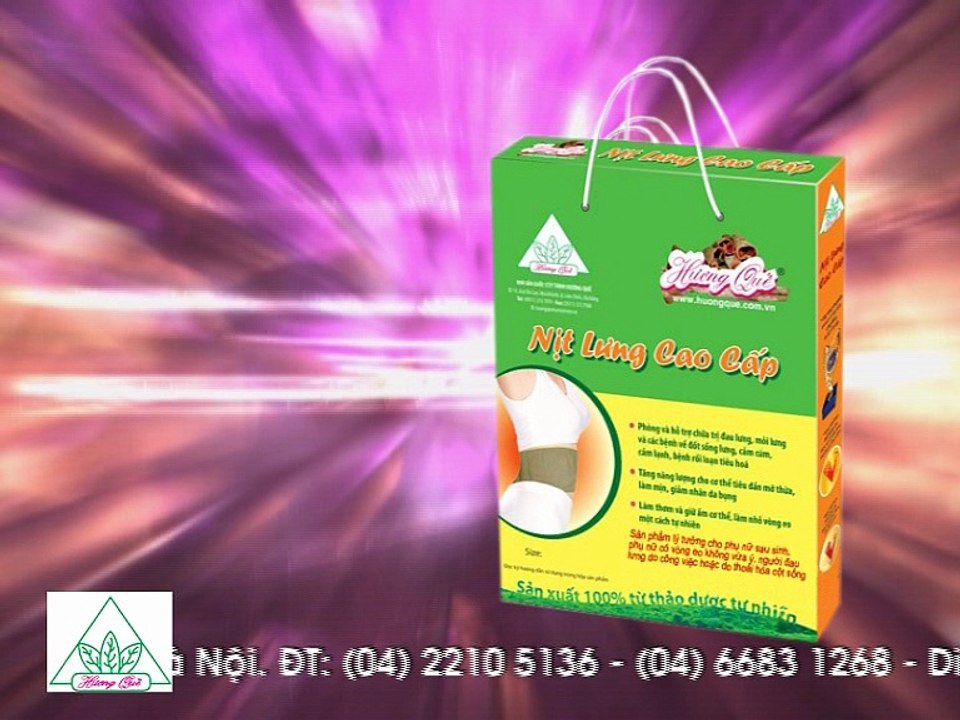 Nịt lưng hương quế giải pháp cho người bị đau lưng