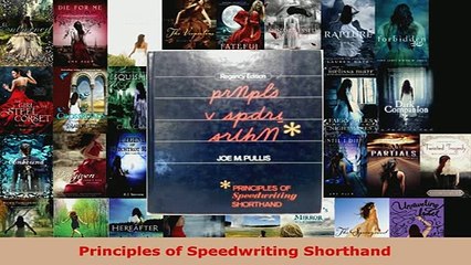 PDF  Principles of Speedwriting Shorthand Read Online