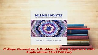 Download  College Geometry A Problem Solving Approach with Applications 2nd Edition Download Full Ebook