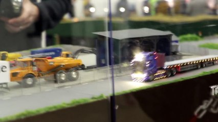 MJ Hobbymässan 1/87 scale truck and landrover