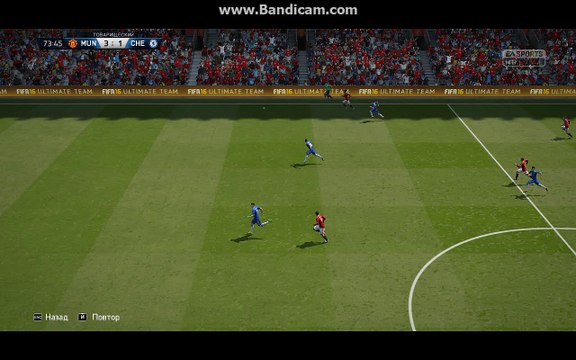 BPL 8 Тур. Манчестер Юнайтед - Челси. 4:1. Martial, 74'