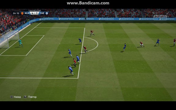 BPL 8 Тур. Манчестер Юнайтед - Челси. 5:1. Mata, 85'