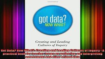 READ book  Got Data Now What Creating and Leading Cultures of Inquiry  A practical book for Full EBook