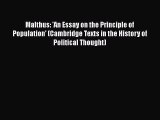 [PDF] Malthus: 'An Essay on the Principle of Population' (Cambridge Texts in the History of