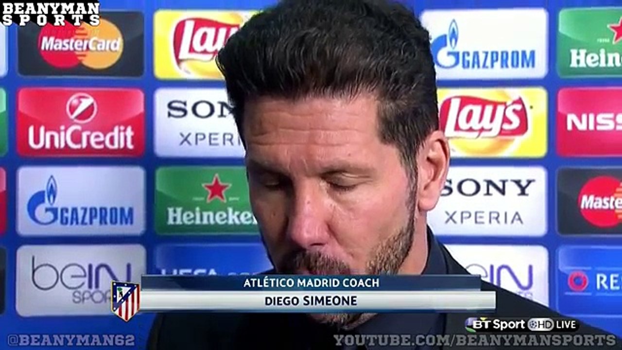 Atletico Madrid 1-0 Bayern Munich - Diego Simeone Post Match Interview