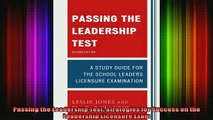 DOWNLOAD FREE Ebooks  Passing the Leadership Test Strategies for Success on the Leadership Licensure Exam Full Free