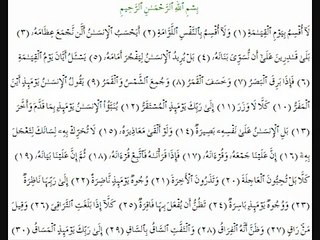 سورة القيامة - تلاوة رائعة - الشيخ حاتم فريد الواعر"