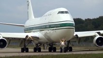 Prince Al Waleed Luxury Boeing 747 | Takeoff @ Hamburg Airport