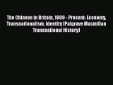 Ebook The Chinese in Britain 1800 - Present: Economy Transnationalism Identity (Palgrave Macmillan